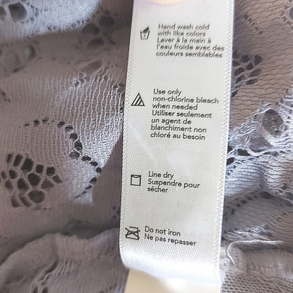 Grey Lace Bra Top, Size XL NWOT - Picture 12 of 15